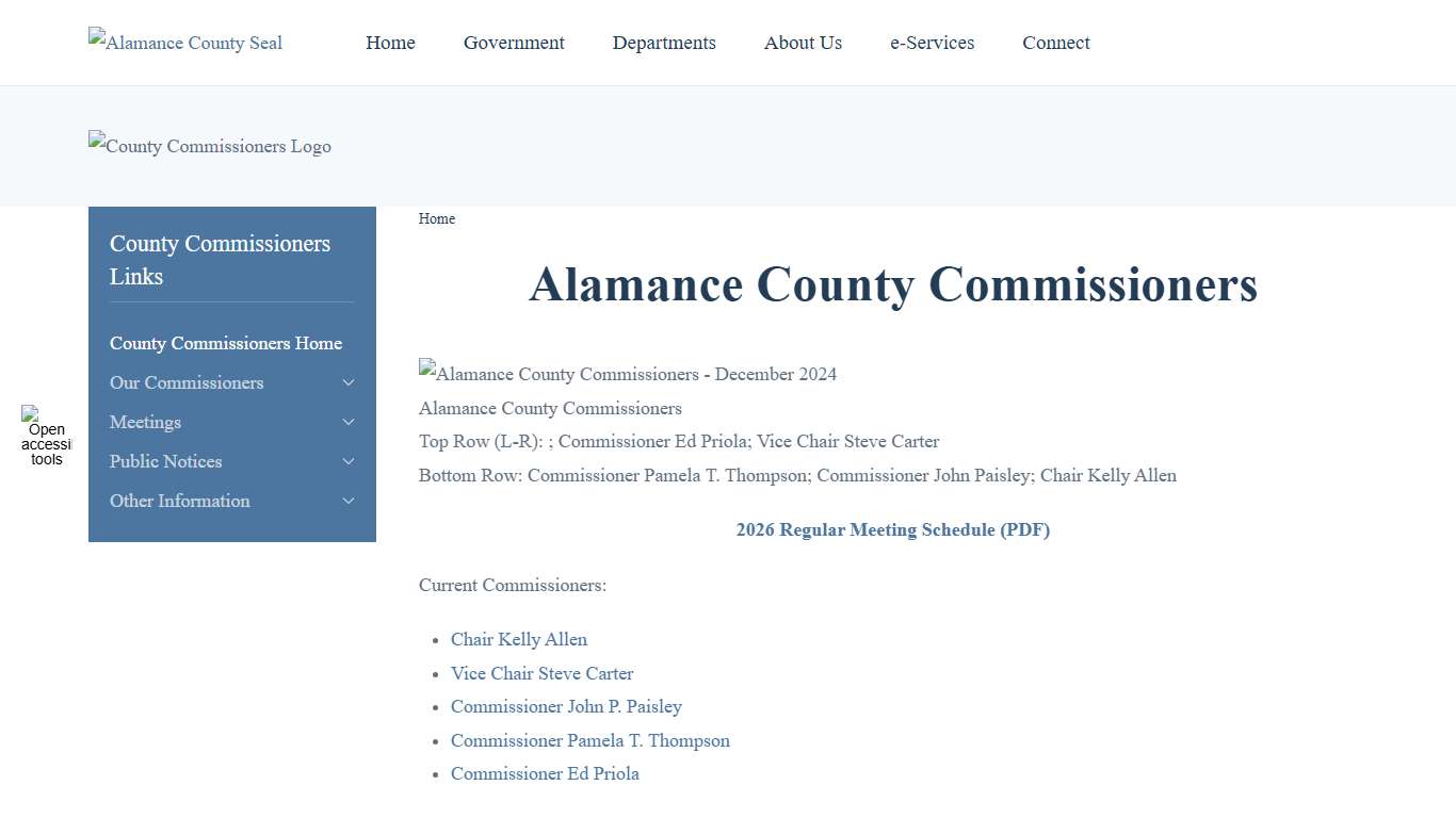 Alamance County Commissioners